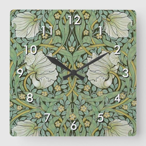 William Morris _ Pimpernel Square Wall Clock