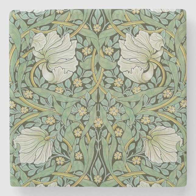 William Morris - Pimpernel Stone Coaster (Front)