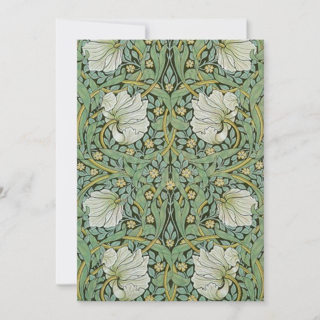 William Morris - Pimpernel Thank You Card (Front)