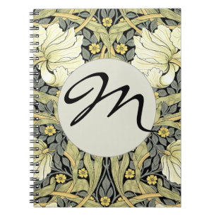 William Morris Pimpernel Tulips Botanical Art Notebook