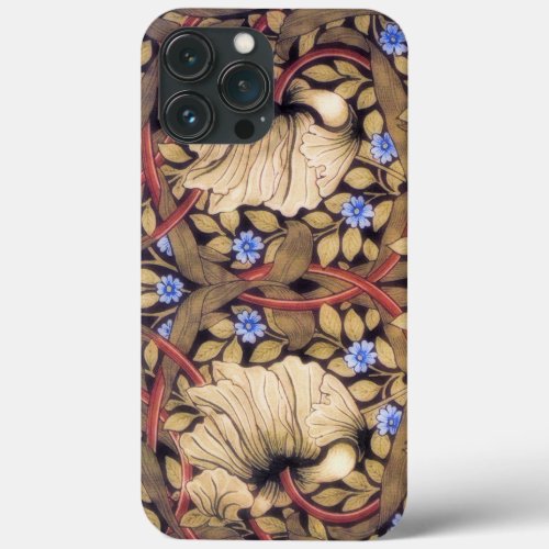 William Morris Pimpernel Vintage Floral iPhone 13 Pro Max Case