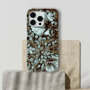 William Morris Pimpernel Vintage Floral iPhone 15 Pro Max Case
