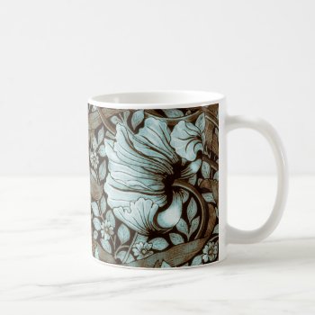 William Morris Pimpernel Vintage Floral Coffee Mug by encore_arts at Zazzle