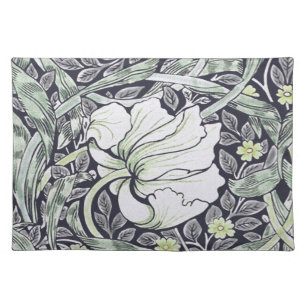 William Morris Pimpernel Vintage Floral Pattern Cloth Placemat