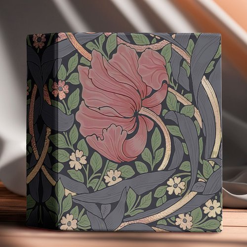 William Morris Pimpernel Vintage Pattern 3 Ring Bi 3 Ring Binder