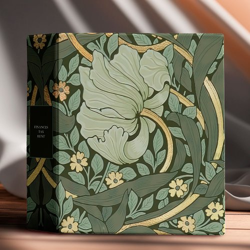 William Morris Pimpernel Vintage Pattern 3 Ring Bi 3 Ring Binder