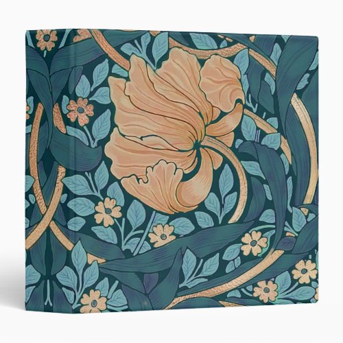 William Morris Pimpernel Vintage Pattern 3 Ring Bi 3 Ring Binder