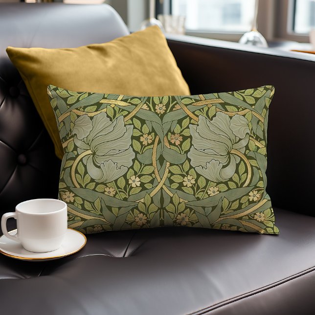 William Morris Pimpernel Vintage Pattern Accent Pillow (Creator Uploaded)