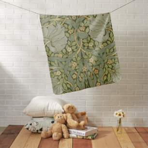 William Morris Pimpernel Vintage Pattern Baby Blanket