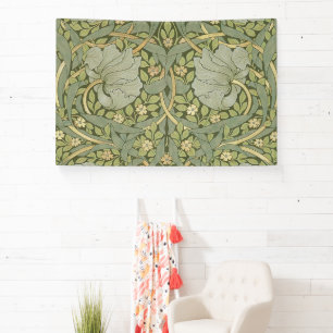 William Morris Pimpernel Vintage Pattern Banner