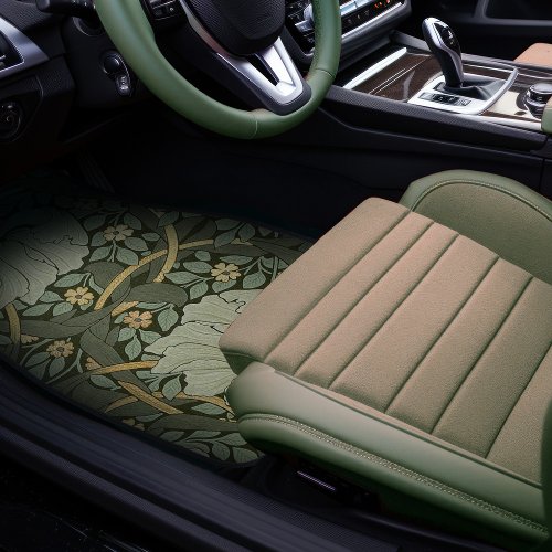 William Morris Pimpernel Vintage Pattern Car Floor Mat