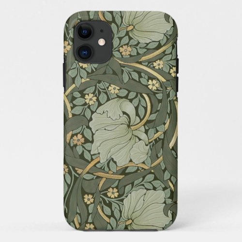 William Morris Pimpernel Vintage Pattern Case_Mate iPhone 11 Case