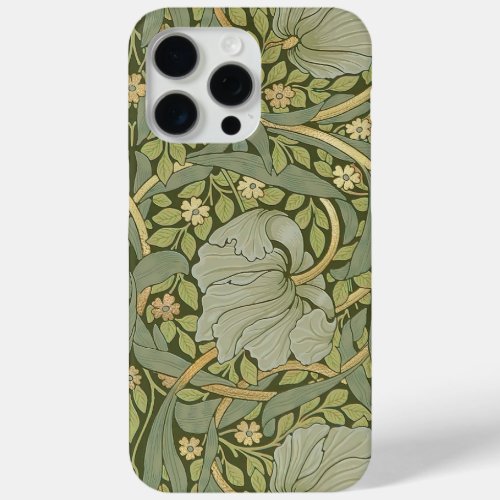 William Morris Pimpernel Vintage Pattern iPhone 15 Pro Max Case