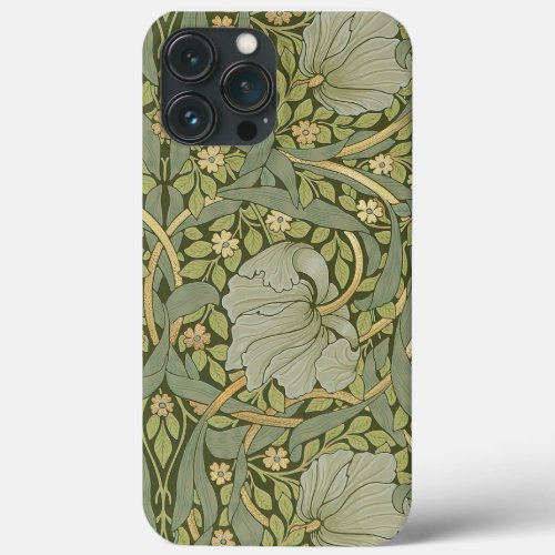 William Morris Pimpernel Vintage Pattern iPhone 13 Pro Max Case