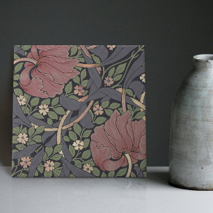 William Morris Pimpernel Vintage Pattern Ceramic T Ceramic Tile