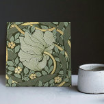 William Morris Pimpernel Vintage Pattern Ceramic T Ceramic Tile at Zazzle
