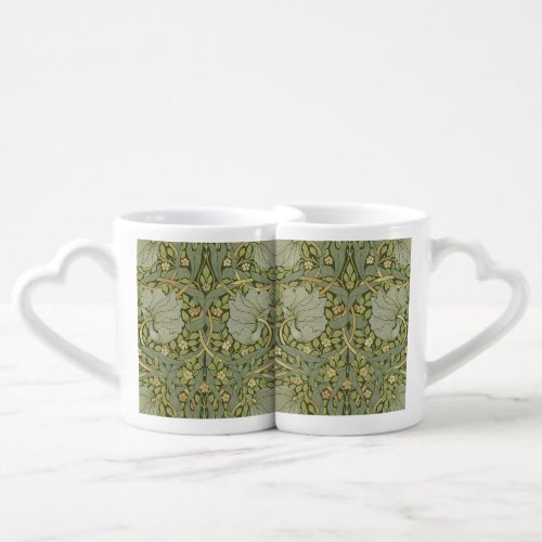 William Morris Pimpernel Vintage Pattern Coffee Mug Set