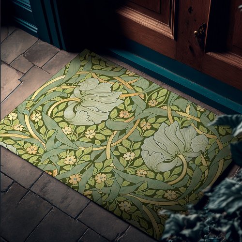 William Morris Pimpernel Vintage Pattern Doormat