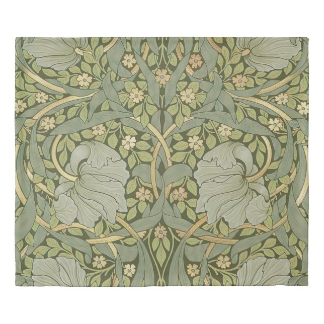 William Morris Pimpernel Vintage Pattern Duvet Cover (Front)