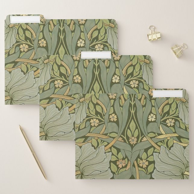 William Morris Pimpernel Vintage Pattern File Folder (Set)