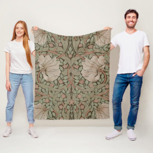 William Morris Pimpernel Vintage Pattern Fleece Bl