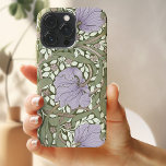 William Morris Pimpernel Vintage Pattern iPhone Ca iPhone 13 Pro Case<br><div class="desc">William Morris Pimpernel Floral Vintage Art Wallpaper Design William Morris was an English textile designer, artist, writer, and socialist associated with the Pre-Raphaelite Brotherhood and British Arts and Crafts Movement. He founded a design firm in partnership with the artist Edward Burne-Jones, and the poet and artist Dante Gabriel Rossetti. This...</div>