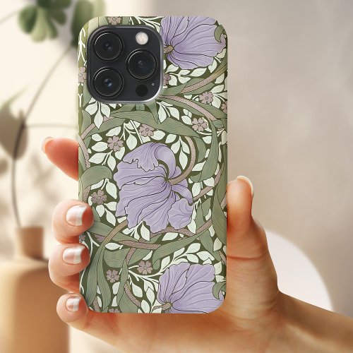 William Morris Pimpernel Vintage Pattern iPhone Ca iPhone 13 Pro Case