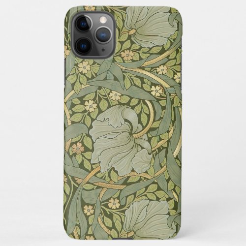 William Morris Pimpernel Vintage Pattern iPhone 11Pro Max Case