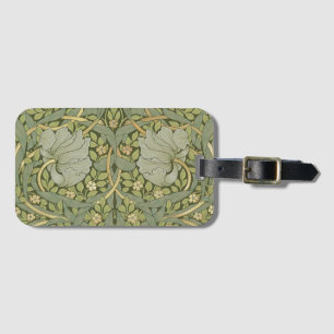 William Morris Pimpernel Vintage Pattern Luggage Tag