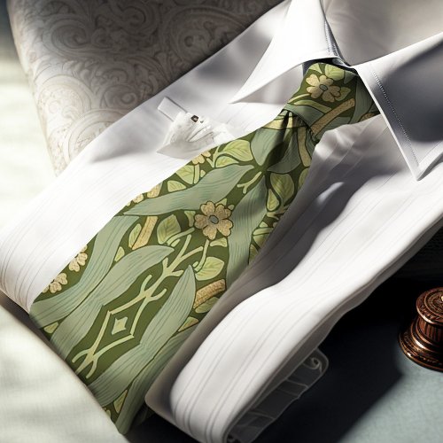 William Morris Pimpernel Vintage Pattern Neck Tie