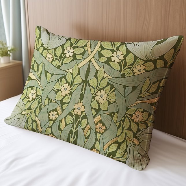William Morris Pimpernel Vintage Pattern Pillow Case (Creator Uploaded)