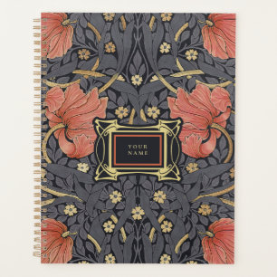 William Morris Pimpernel Vintage Pattern Planner