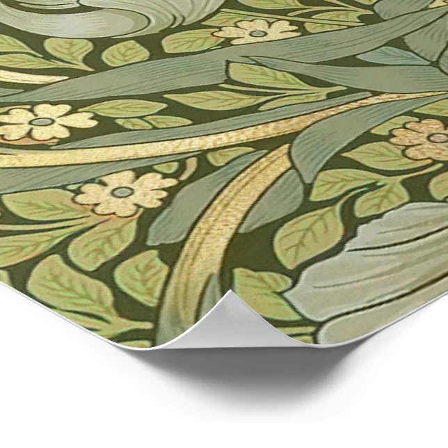 William Morris Pimpernel Vintage Pattern Poster | Zazzle