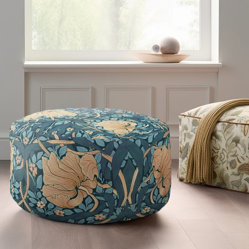 William Morris Pimpernel Vintage Pattern Pouf