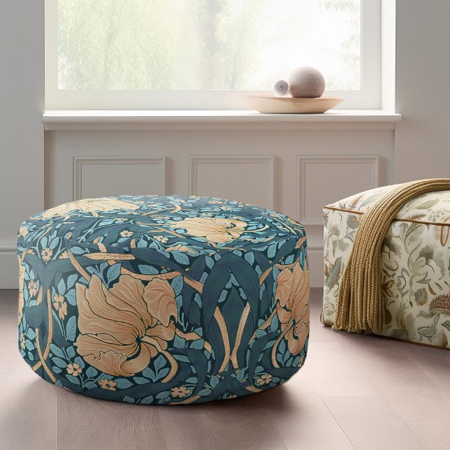William Morris Pimpernel Vintage Pattern Pouf (Creator Uploaded)