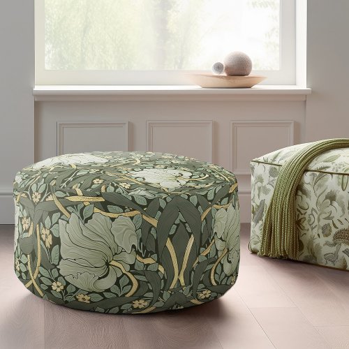 William Morris Pimpernel Vintage Pattern Pouf