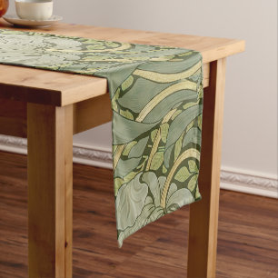 William Morris Pimpernel Vintage Pattern Short Table Runner