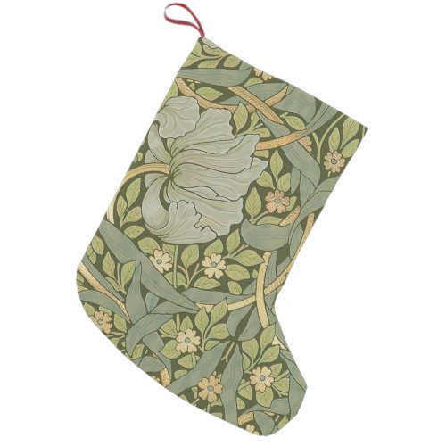 William Morris Pimpernel Vintage Pattern Small Christmas Stocking