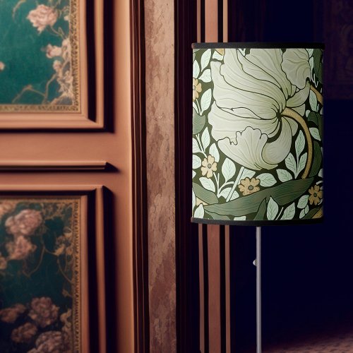 William Morris Pimpernel Vintage Pattern Table Lam Table Lamp