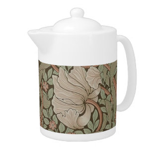 William Morris Pimpernel Vintage Pattern Teapot