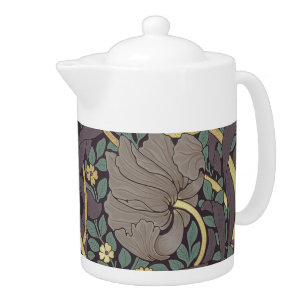 William Morris Pimpernel Vintage Pattern Teapot