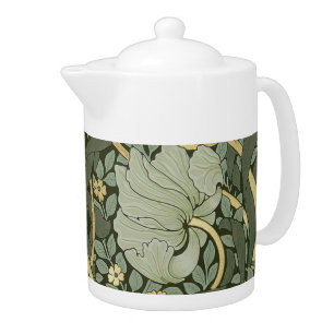 William Morris Pimpernel Vintage Pattern Teapot