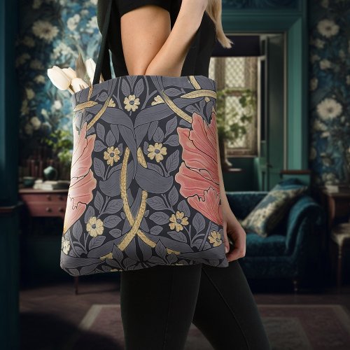 William Morris Pimpernel Vintage Pattern Tote Bag