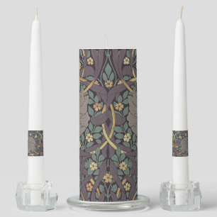 William Morris Pimpernel Vintage Pattern Unity Can Unity Candle Set