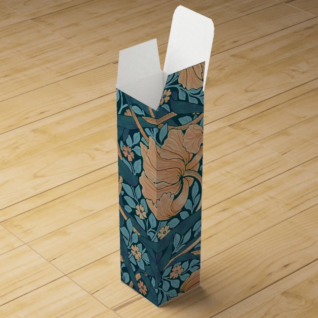 William Morris Pimpernel Vintage Pattern Wine Box (Opened)