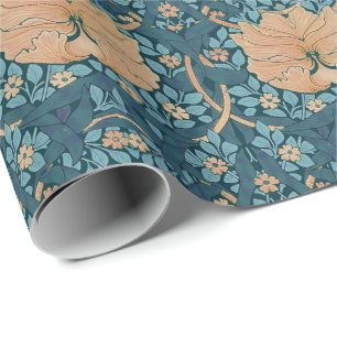 William Morris Pimpernel Vintage Pattern Wrapping Paper