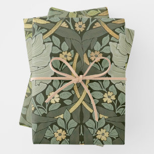 William Morris Pimpernel Vintage Pattern Wrapping  Paper Sheets