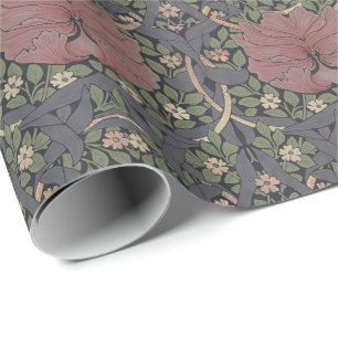 William Morris Pimpernel Vintage Pattern Wrapping  Wrapping Paper