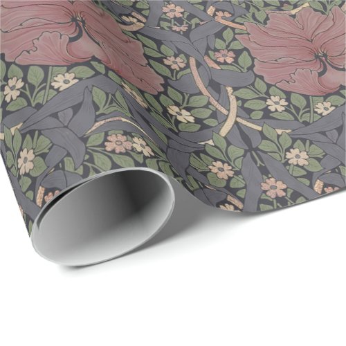 William Morris Pimpernel Vintage Pattern Wrapping  Wrapping Paper