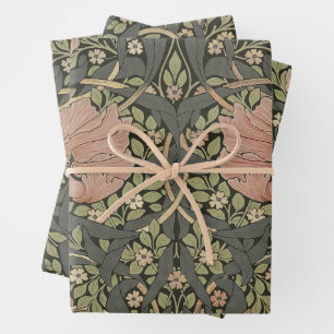 William Morris Pimpernel Vintage Pattern Wrapping  Wrapping Paper Sheets